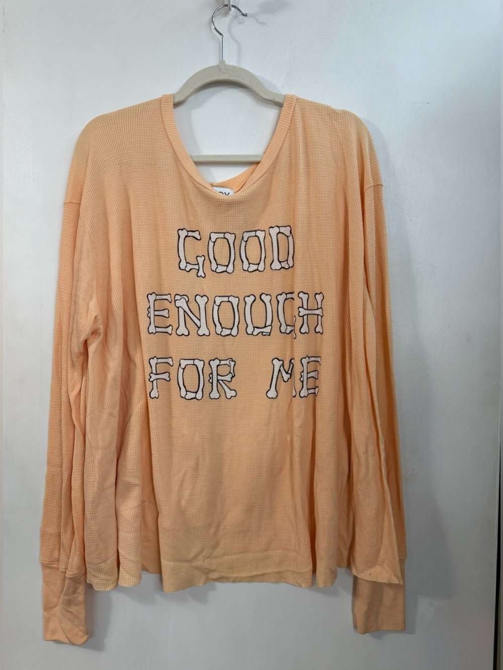 Wildfox Oversized "Good Enough for Me" Shirt